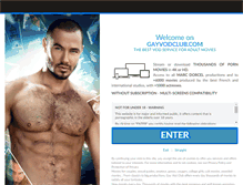 Tablet Screenshot of gayvodclub.com